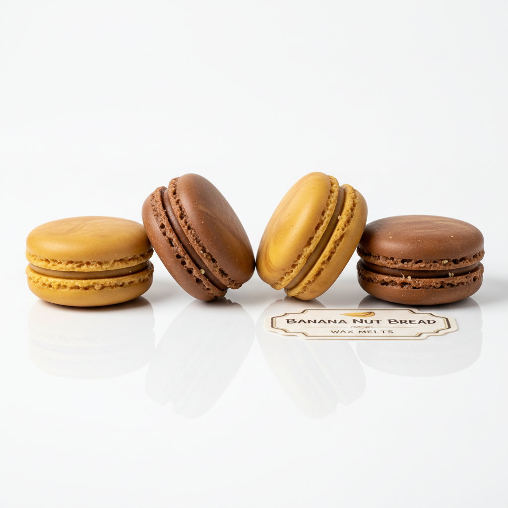 Banana Nut Bread Macaron Melts